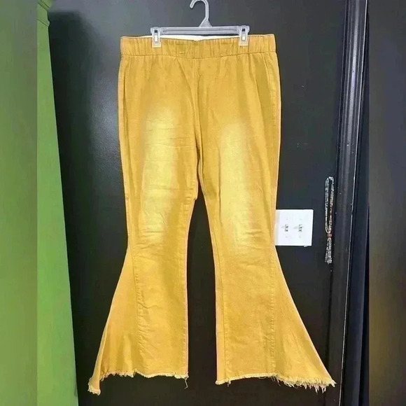 Woman’s 2X Size 18 Home Folk Super Flare Jeans Plus Size Flare Jeans - Picture 1 of 4